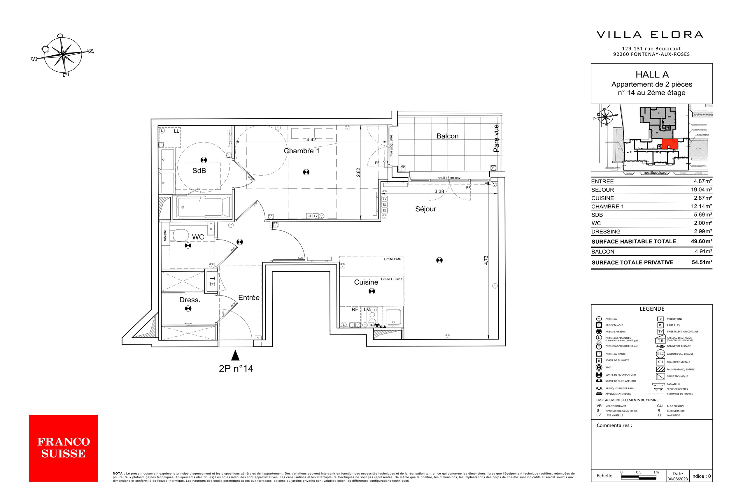 Fontenay aux roses - Villa Elora - A14