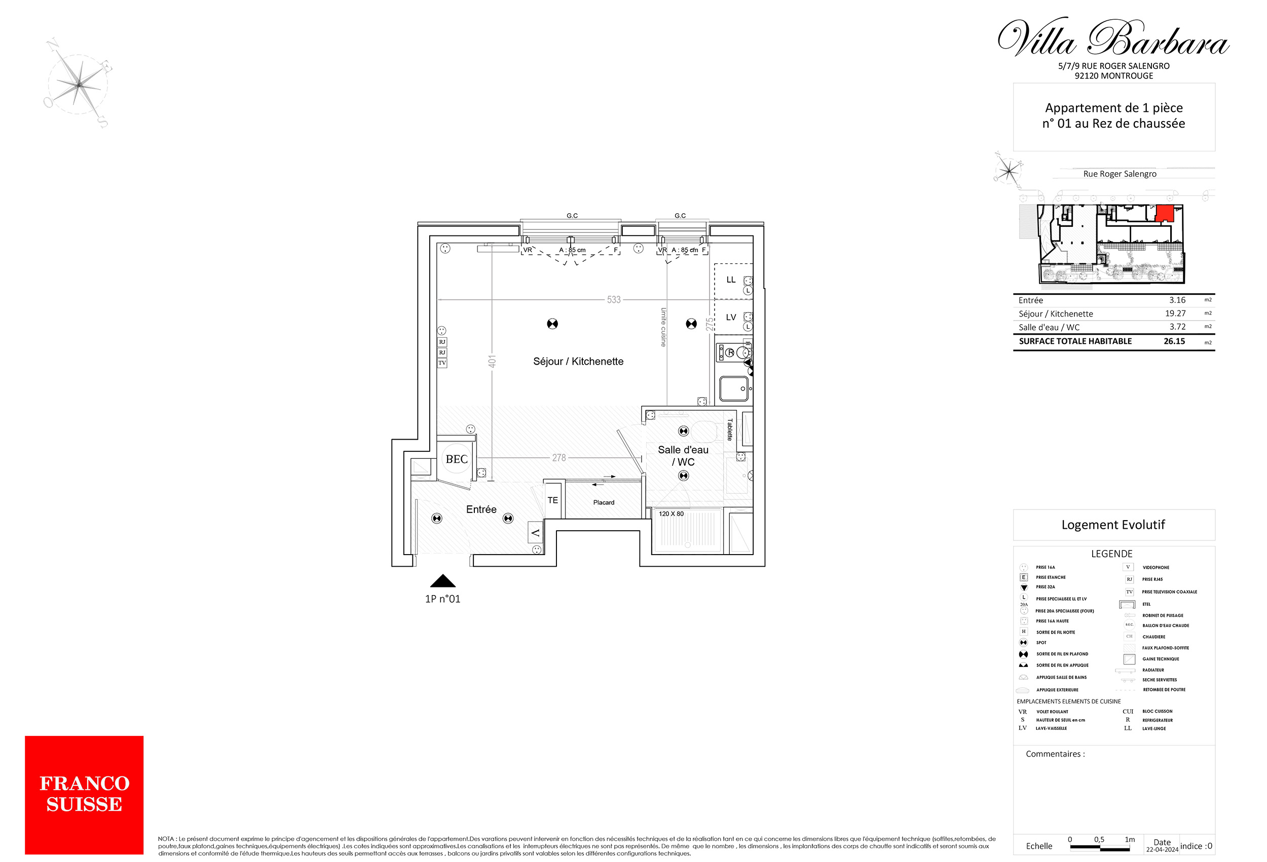 Montrouge - Villa Barbara - Lot 01