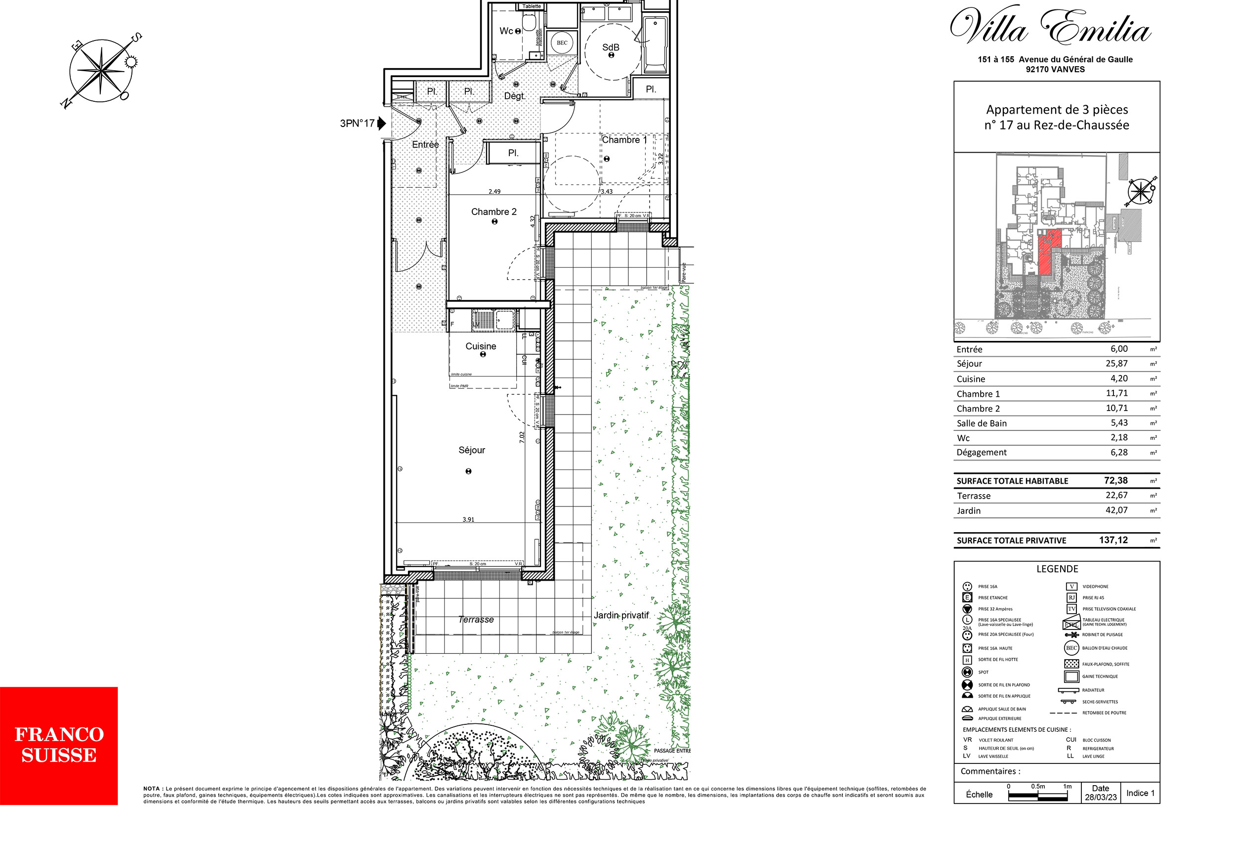 Vanves - Villa Emilia - Lot 17