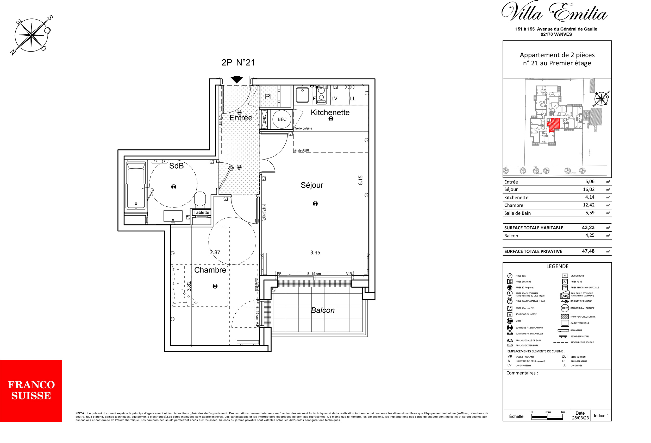 Vanves - Villa Emilia - Lot 21